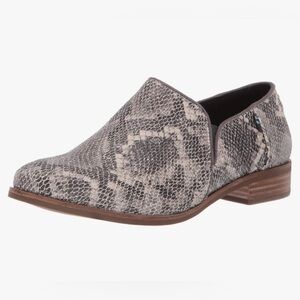 Toms Women's Snake-Print Slip-On Mule - Gray